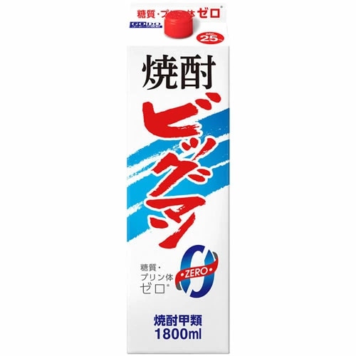 合同酒精 ビッグマン 1800ml 25度 紙パック【12個まで1個口配送