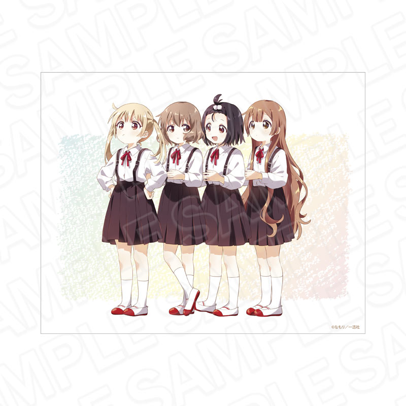 ＜ゆるゆり購買部＞大室家　F3キャンバスアート(大室家・前へならえ) 【2～3週間前後で順次発送】