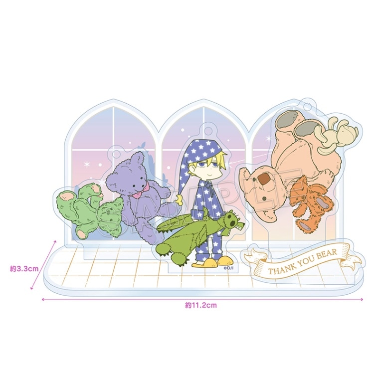 【予約販売】【Landreaall】アクリルジオラマ（THANK YOU BEAR）【2025年5月中旬頃お届け予定】