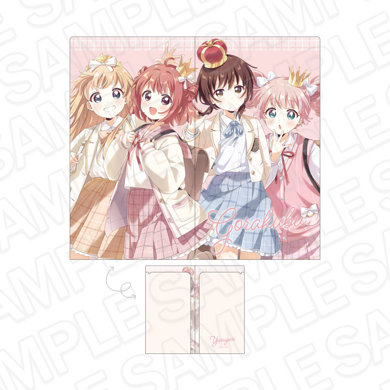 〈ATR〉【ゆるゆり・大室家】チケットケース（ごらく部） [一迅社] ＜ゆるゆり×大室家 crown garden＞【2～3週間前後で順次発送】