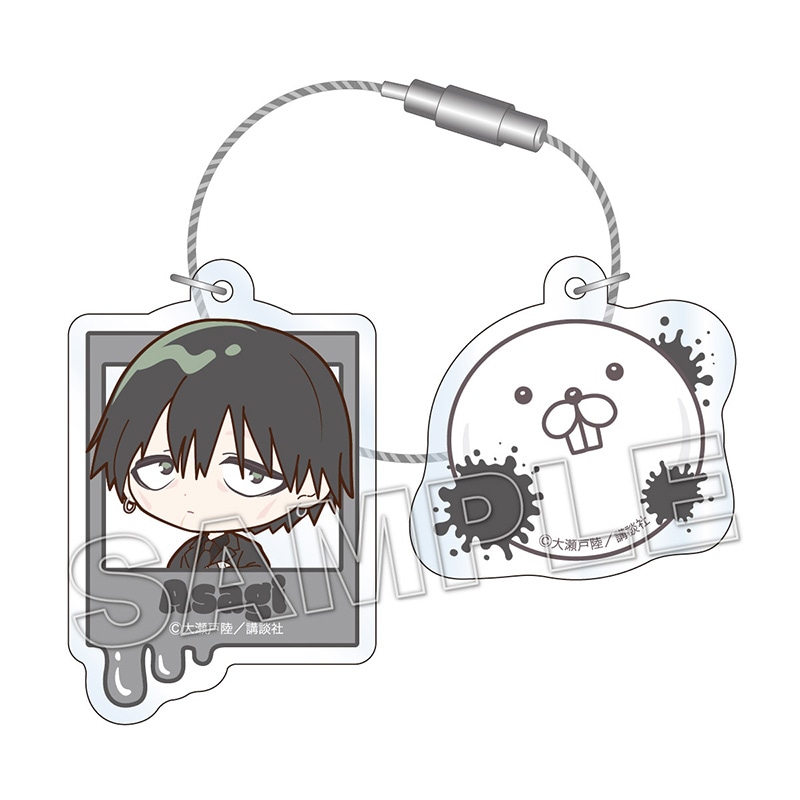 【同時通販】【ねずみの初恋】ワイヤーキーホルダー（浅葱）◆購入特典あり◆【2026年5月中旬頃より順次発送】