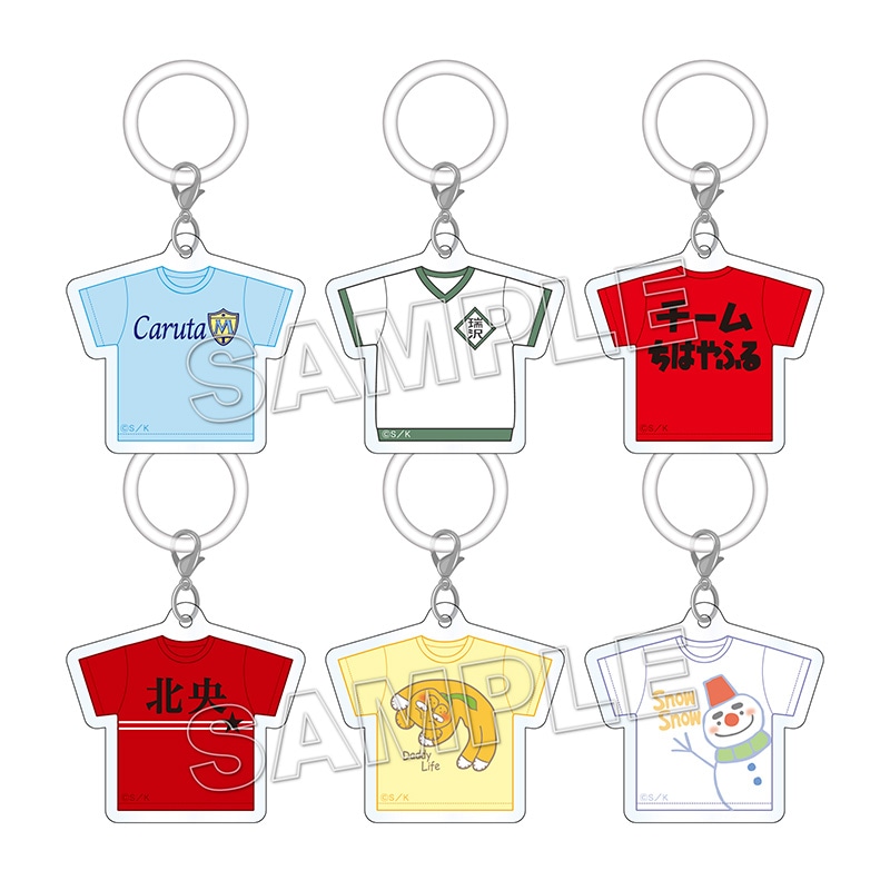 【予約販売】【ちはやふる】トレーディングTシャツめじるしチャーム（全６種）【2026年9月上～中旬頃より順次発送】