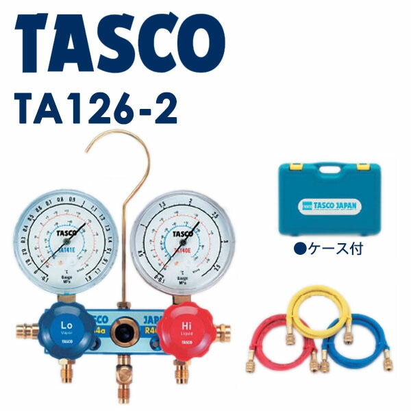 J1816 TASCO タスコ ゲージマニホールド 圧力計 デジタル連成計 - 工具