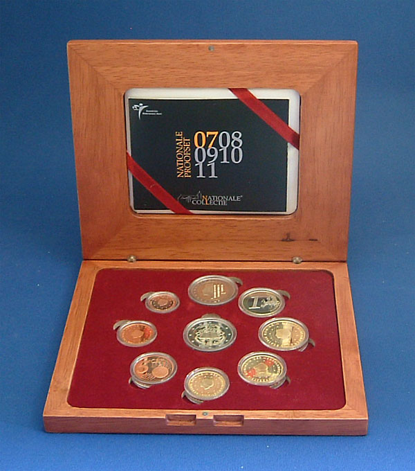 オランダ 2007 ユーロ9種プルーフセット | 世界のコイン,ユーロの世界