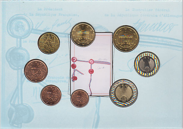 ユーロプルーフ貨幣セット スペイン公式 2003年 ユーロプルーフ貨幣