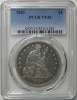 ����ꥫ������������1�ɥ��ߡ�1843��PCGS VF35