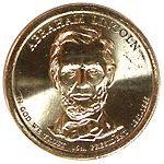 エイブラハム・リンカーン記念コイン $1 エイブラハム・リンカーン アメリカ記念メダル - メルカリ