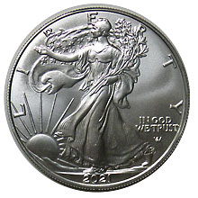アメリカ　イーグル銀貨2021 2021年】イーグル銀貨1オンス タイプ1 新品未使用 純銀 銀貨