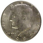 アメリカ ケネディ50セント 1983 UNC | アメリカの貨幣,50セント貨