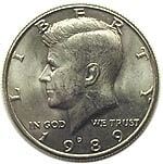 アメリカ　50セント硬貨　90枚　　硬貨 アメリカ ケネディ50セント 1989 UNC | アメリカの貨幣,50セント貨