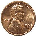 アメリカ リンカーンセント 1968-S UNC | アメリカの貨幣,1