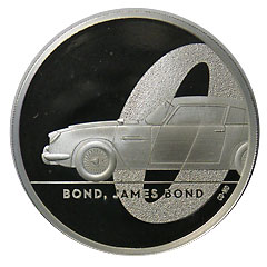 2020年 ジェームスボンド 007 銀貨