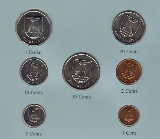 キリバス 7種 | 世界のコイン,国別セット,H～M | i-Coins Next