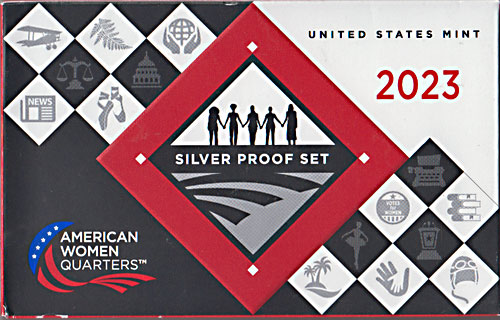 アメリカ アメリカの婦人 25セント銀貨 2023 Proof set