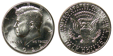 アメリカ 50セント銀貨 3枚 アメリカ 50セント/ケネディ大統領 2005年銘 ハーフダラー/ニッケル