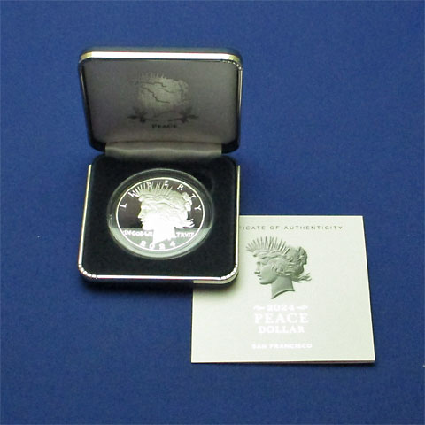 アメリカ ピースダラー復刻デザイン 2024-S Proof | アメリカの貨幣