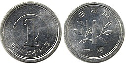 1円アルミ貨 昭和59年 未使用 | 日本現行貨（年号別）,1円アルミ貨 | i