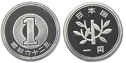 1円アルミ貨 昭和62年 プルーフ | 日本現行貨（年号別）,1円アルミ貨