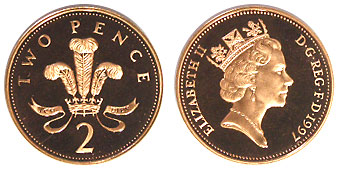 イギリス 2ペンス 1997 Proof | すべての商品 | i-Coins Next