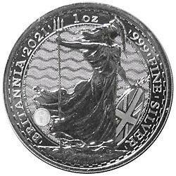2021年 イギリス ブリタニア銀貨 1オンス イギリス ブリタニア像 2ポンド銀貨 2021年 UNC | 世界のコイン