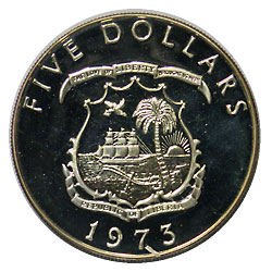 ��٥ꥢ��5�ɥ��ߡ�1973��Proof