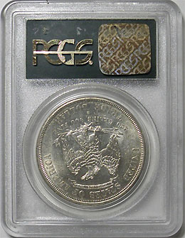 ����ꥫ���ǰ׶䡡1�ɥ롡1874-S��PCGS MS62
