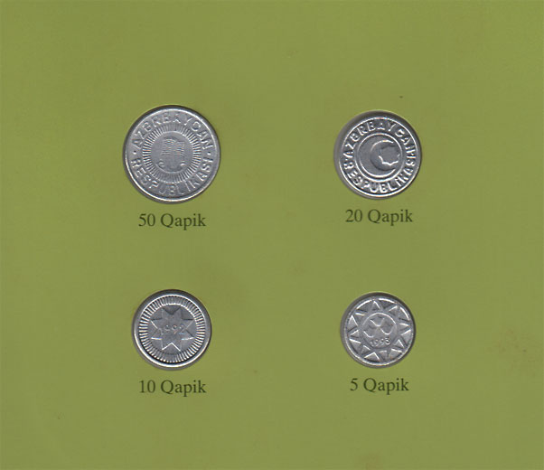 コイン　　円形　4種類 アゼルバイジャン 4種 | 世界のコイン,国別セット,A～G | i-Coins Next