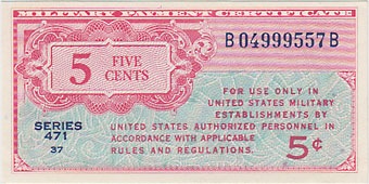 ����ꥫ��MPC��471���꡼����5����ȡ�ND(1947) UNC