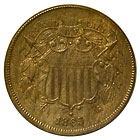 アメリカ 2セント銅貨 1865 VF+ | アメリカの貨幣,1/2～5セント | i
