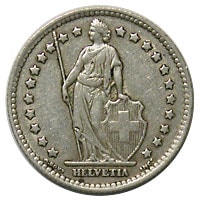 スイス 1フラン銀貨 1931B VF | 世界のコイン,マイナー貨,S to Z | i