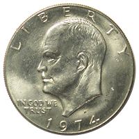 ����ꥫ����������ϥ1����Ƽ�ߡ�1974-D��UNC