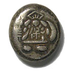 天保豆板銀 両面大黒 7.4g | 明治以前の日本の古銭,丁銀・豆板銀,天保