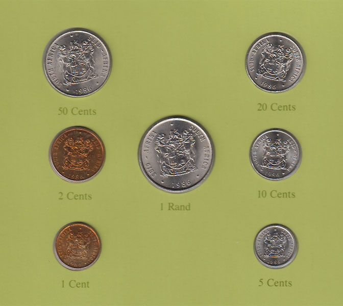 南アフリカ 7種 | 世界のコイン,国別セット,N～Z | i-Coins Next