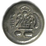 大きいな 安政両面大黒豆板銀 安政豆板銀 両面大黒 7.7g | 明治以前の日本の古銭,丁銀・豆板銀,安政