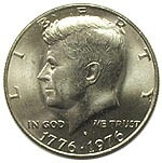 アメリカ 建国200年 50セント銀貨 1976-S UNC | アメリカの貨幣