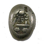 両面大黒 豆板銀 安政豆板銀 両面大黒 7.7g | 明治以前の日本の古銭,丁銀・豆板銀,安政