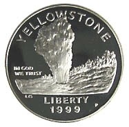 ����ꥫ�������������ȡ����Ω���ࡡ1$��ߡ�1999-P��Proof����������