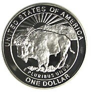 ����ꥫ�������������ȡ����Ω���ࡡ1$��ߡ�1999-P��Proof����������