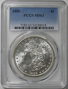 ����ꥫ����륬����顼��1888 PCGS MS63