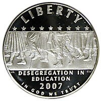 アメリカ リトルロックセントラル高校人種差別撤廃50年 2007-P Proof