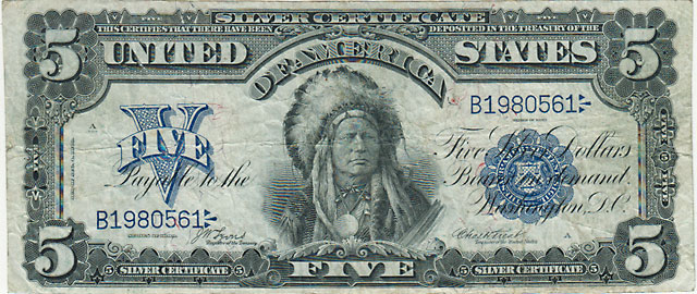 ����ꥫ����ڷ���5�ɥ��ʾ������ǥ�����Ĺ��1899�� Fine