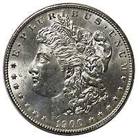 ����ꥫ����륬����顼��1�ɥ��ߡ�1900��AU-UNC