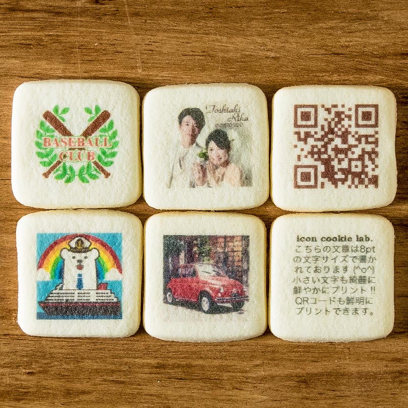 送料無料 オリジナルプリントクッキー サンプルセット アイコンクッキーラボ