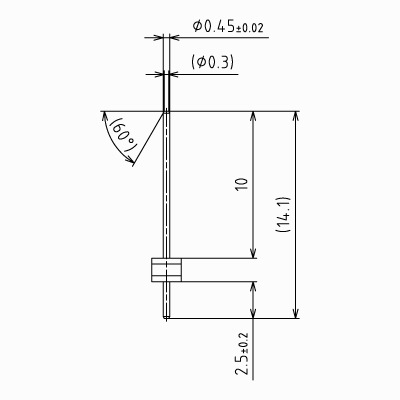 ԥإåSSSTDPH-C-SS045-R450-A-PA9ۦ0.45 4.5mmԥå1ѥå5
