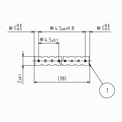 ԥإåSSSTDPH-C-SS045-R450-A-PA9ۦ0.45 4.5mmԥå1ѥå5