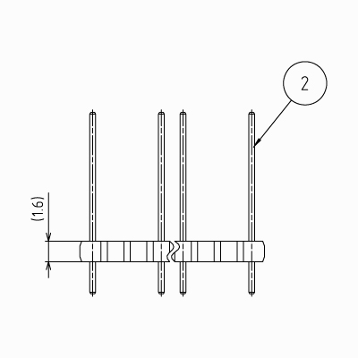 ԥإåSSSTDPH-C-SS045-R534-A-PA9ۦ0.45 5.34mmԥå1ѥå5