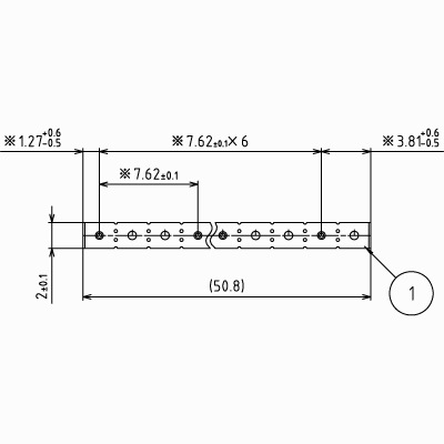 ԥإåSSSTDPH-C-SS06-R762-A-PA7ۦ0.6 7.62mmԥå1ѥå5