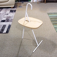 ハンディテーブル「WON」ホワイト/アウトレット＆ベッドルームギャラリー横浜展示品