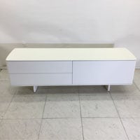サイドボード「シフト」マットホワイト / 県外倉庫保管 / 数量限定お買い得品（新品）