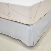 ベッドスカート ルネッタ /色・ブルー/サイズ・ワイドダブルロング/数量限定お買い得品